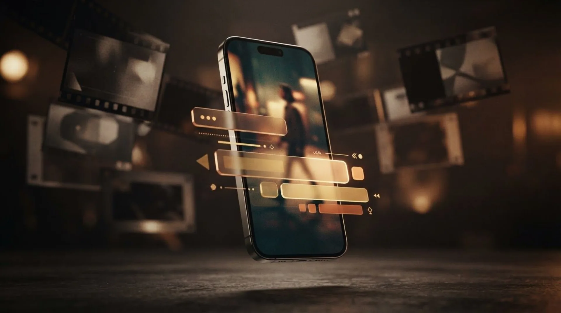 Vertical TikTok video with readable burned-in captions on a phone