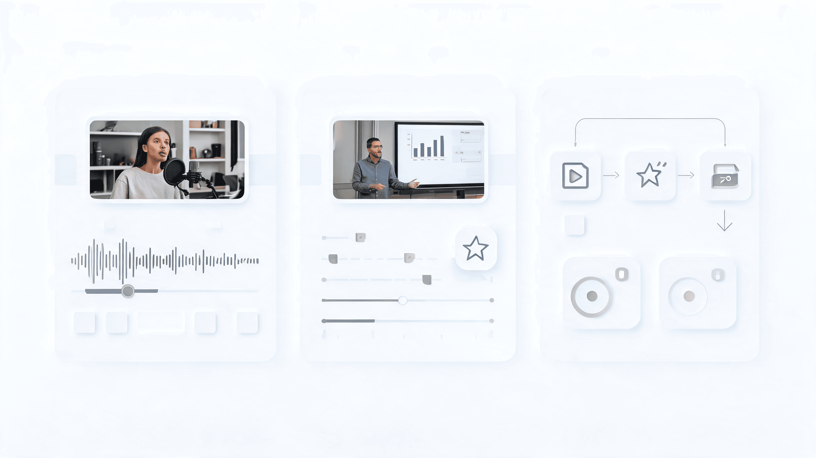 Best AI Clip Generators for Podcasters, Educators, and SaaS Teams supporting visual 1