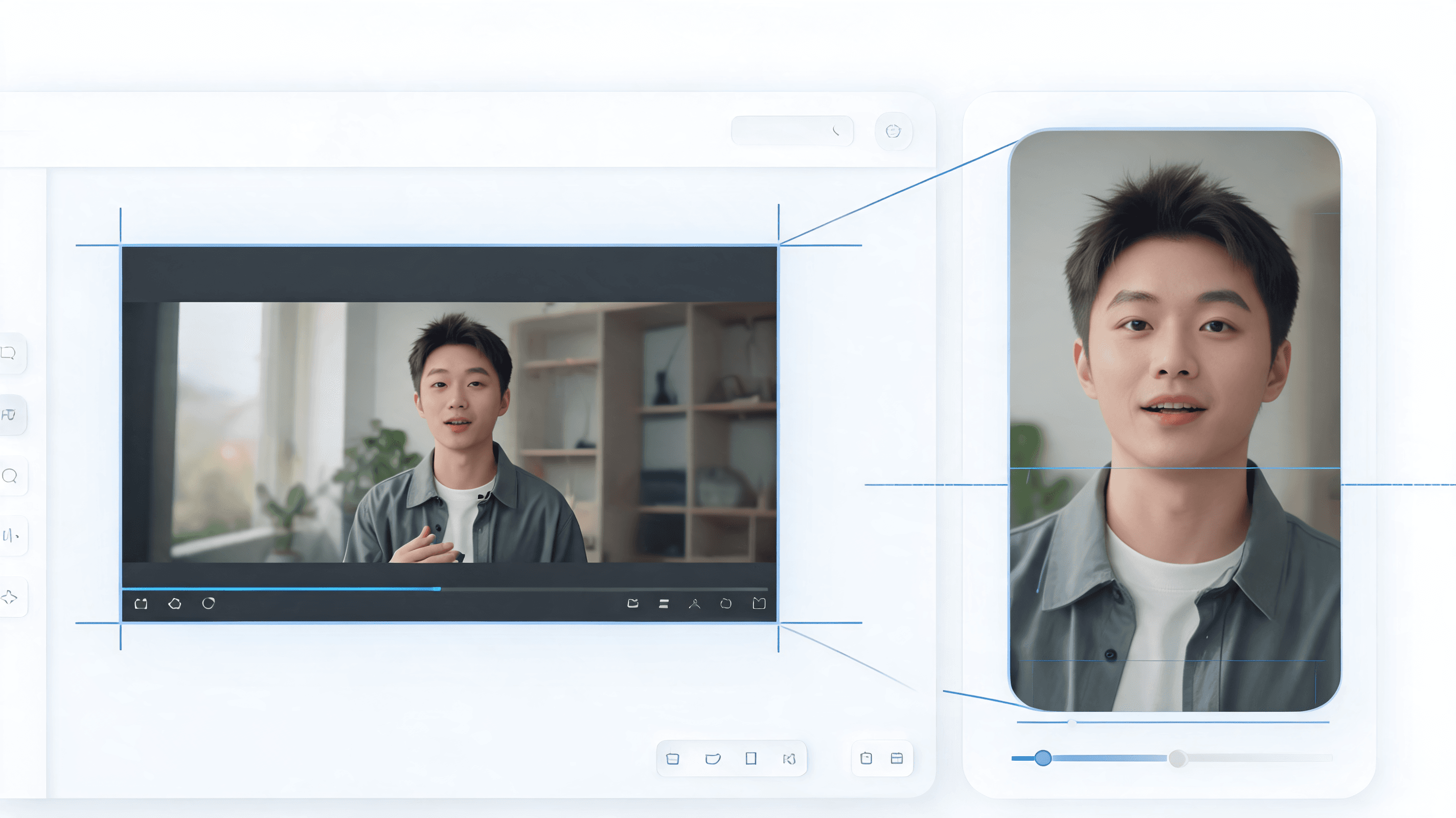 YouTube video transformed into multiple TikTok-ready vertical clips