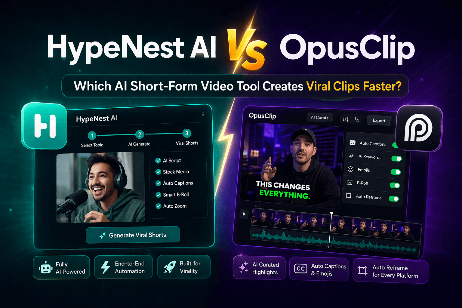 HypeNest vs OpusClip (2026): Best OpusClip Alternative for SEO-Ready Shorts? cover for creator SEO and short-video workflow guidance