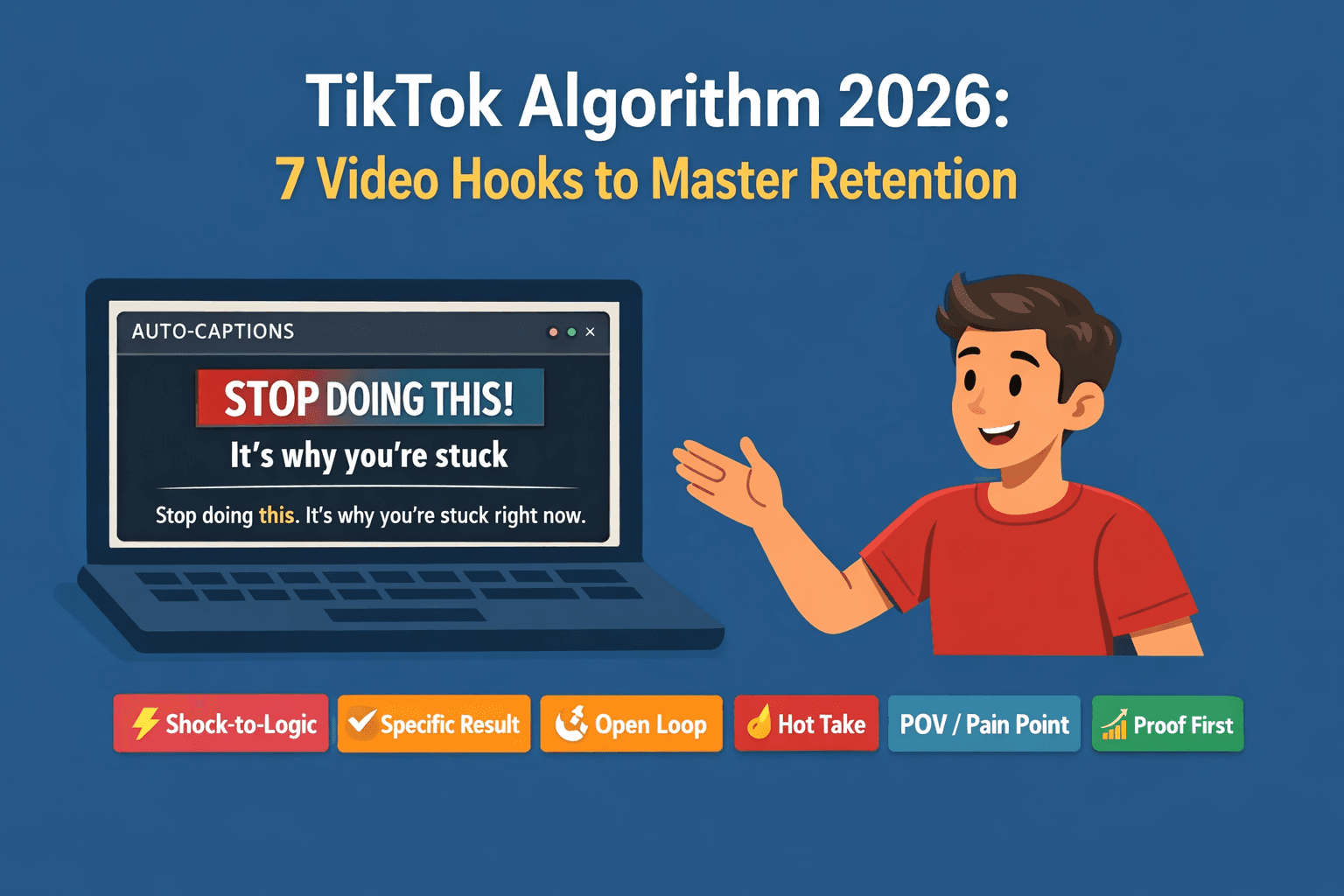 TikTok Algorithm 2026: 7 Video Hooks to Master Retention cover for creator SEO and short-video workflow guidance