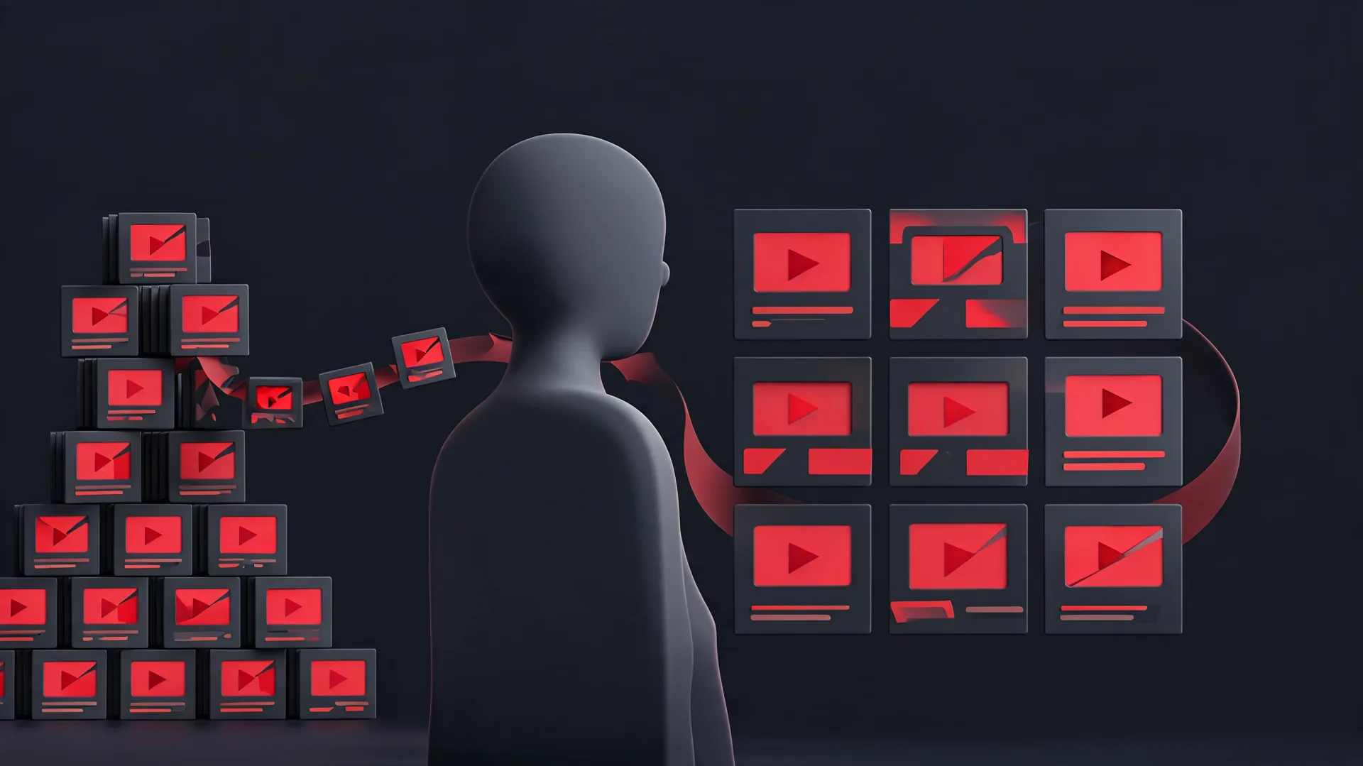 Timeline showing YouTube Shorts of different lengths up to three minutes