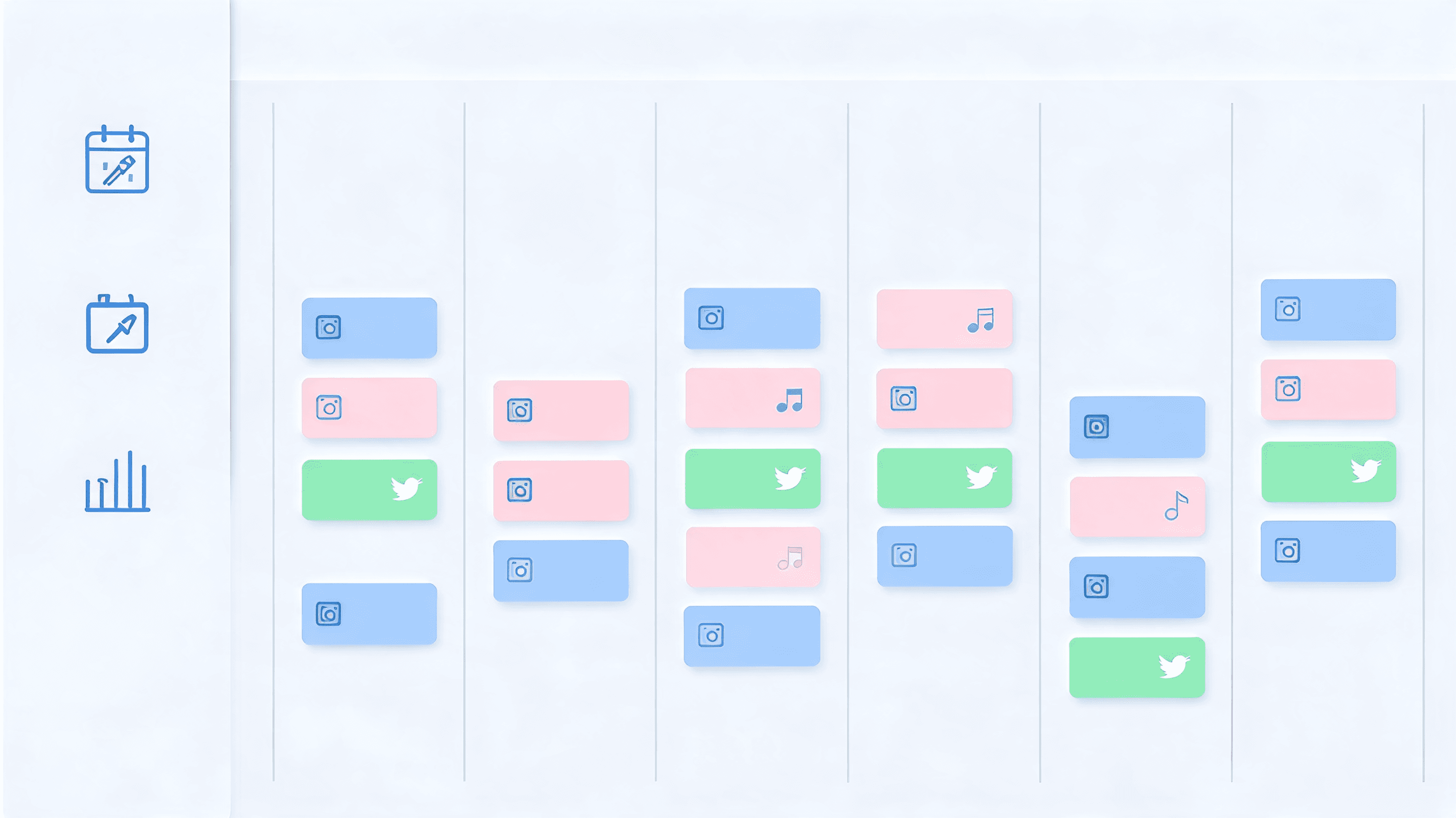 AI content workflow with multi-platform planning and creator tools